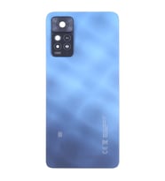 Redmi Note 11 Pro 5G Uyumlu Arka Pil Batarya Kapağı Kamera Lensli (Mavi)