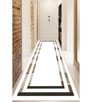 Dijital Baskılı Kaymaz Taban Yıkanabilir Modern Yolluk Ve Koridor Halısı NDU-SD-299 (Çok Renkli)