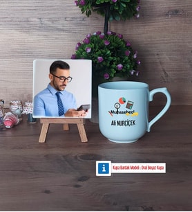 Muhasebeci Fotoğraflı Dekoratif Taş, Kupa Bardak Beyaz Hediye (Model 5)