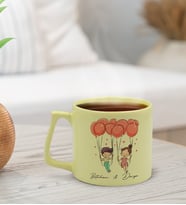 BK Gift Kişiye Özel Sevgili İsimli Pastel Sarı Middle Kupa Bardak, Arkadaşa Hediye, Ev Hediyesi, Doğum Günü Hediyesi, Ofis Hediyesi (Model 5)