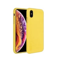 Apple İphone X - XS Lansman Silikon Kılıf Ultra Koruma (Sarı)