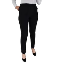 Kadın Duble Paça Kumaş Pantolon BGL-ST02695 (Siyah)
