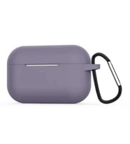 Apple Airpods Pro Uyumlu Kılıf Soft Mat Airbag Silikon (Lila)