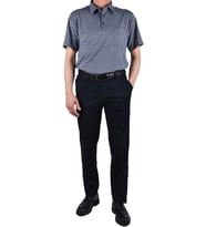 GNV-157 KLASİK KETEN PANTOLON (Lacivert)