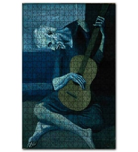 Cakapuzzle The Old Guitarist, 1903 by Pablo Picasso Puzzle Yapboz MDF (Ahşap) (1000 Parça)