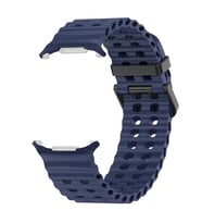 Microsonic Samsung Galaxy Watch Ultra Kordon Flexi Sport Turuncu (Lacivert)