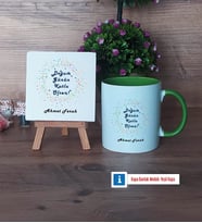 Doğum Günü Hediyesi Dekoratif Taş, Kupa Bardak Kırmızı Hediye (Model 13)