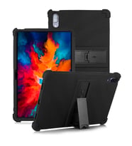ALLY Lenovo Tab P11 Pro TB-J706 Standlı Silikon Kılıf Tablet Kılıfı (Kırmızı)