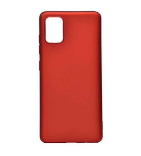 Samsung Galaxy A71 Kılıf Soft Mat Premier Case (Kırmızı)