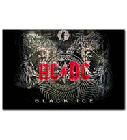 Cakapuzzle ACDC Black Ice Albüm Kapağı  Puzzle Yapboz MDF (Ahşap) (255 Parça)