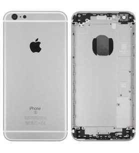 iPhone 6s Plus Çıkma Orjinal Boş Kasa Arka Kapak Revize Servis (Gümüş)