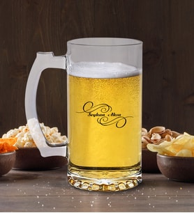 BK Home Kendin Tasarla Cam Bira Bardağı 50cl (Model 4)