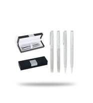 Bood Design Metal Roller & Tükenmez Kalem Seti (Gümüş)
