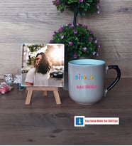 Biyolog Fotoğraflı Dekoratif Taş, Kupa Bardak Beyaz HediyeBiyologa Hediye (Model 10)