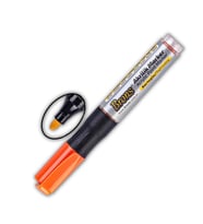 Akrilik Marker Yuvarlak Uç 1 Adet Brons Akrilik Markör Metal Seramik Ahşap Kumaş tuval cam taş (Turuncu)