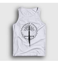 Presmono Unisex Sarı Narsil Yüzüklerin Efendisi The Lord Of The Rings Atlet 252887tt (Beyaz)