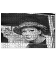 Cakapuzzle Sophia Loren Otomobilde  Puzzle Yapboz MDF (Ahşap) (1000 Parça)