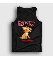 Presmono Unisex Beyaz Houdini Melvins Atlet 447533tt (Siyah)