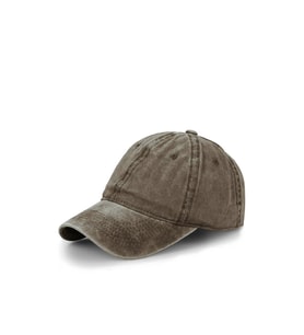 Unisex Yıkamalı Eskitme Kep Şapka (KAHVE)