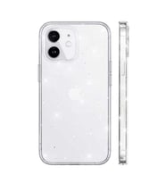 Apple iPhone 12 Kılıf Zore Vixy Simli Kılıf (Renksiz)