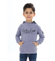 Toontoy Erkek Çocuk Baskılı Sweatshirt (Koyu Gri)