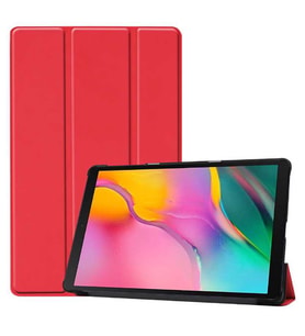 Apple iPad 10.2 smart Cover Standlı 1-1 Kılıf (Kırmızı)
