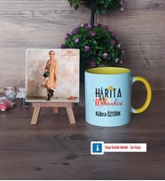 Harita Mühendisi Fotoğraflı Dekoratif Taş, Kupa Bardak Beyaz Hediye (Model 7)