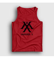 Presmono Unisex Sarı Logo V2 K-Pop Monsta X Atlet 274898tt (Kırmızı)