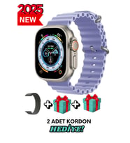 Akıllı Saat Watch ULTRA2 49MM Kordon Hediyeli - Son Versiyon (Lila)
