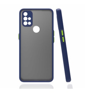One Plus Nord N10 5G Kılıf Kamera Korumalı Mat Kapak (Lacivert)