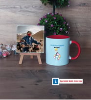 Metalurji ve Malzeme Mühendisi Fotoğraflı Dekoratif Taş, Kupa Bardak Beyaz Hediye (Model 2)