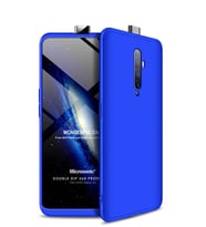 Oppo Reno 2Z Kılıf Double Dip 360 Protective (Mavi)
