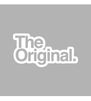The Original. Araba Sticker siyah 17x8 CM (Beyaz)