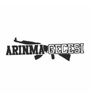 Arınma Gecesi Araba Sticker siyah 16x5 CM (Siyah)