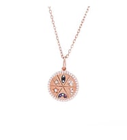 Şans Gümüş Kolye Sb1822 (Rose)