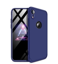 Microsonic Apple iPhone XR (6.1'') Kılıf Double Dip 360 Protective (Lacivert)