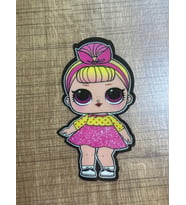 14X7 CM ÜTÜ İLE YAPIŞAN LOLBEBEK ARMA YAMA DİKİŞ HOBİ AKSESUARI (Pembe)