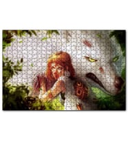 Cakapuzzle Prenses mononoke 2019 Anime Karakter  Puzzle Yapboz MDF (Ahşap) (255 Parça)