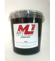 M1 ART Akrilik Boya 1.kg --10 Renk Seçeneği, Ahşap, Tuval, Seramik , Duvar ,Taş (Siyah)