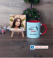 Rehber Öğretmen Fotoğraflı Dekoratif Taş, Kupa Bardak Beyaz Hediye (Model 2)