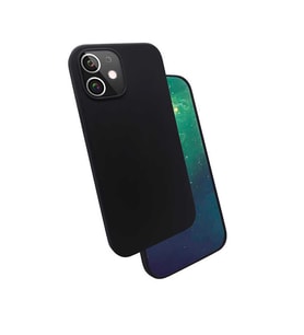 Apple iPhone 12 Mini Kılıf Zore Silk Kadife İç Yüzey Kılıf (Siyah)