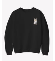 Kişiye Özel Fotoğraf Nakışlı Sweatshirt - Tarzınızı Özelleştirin! (Siyah)