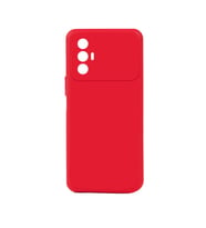 Kvy Tecno Spark 8 Pro Biye Silikon Kılıf (Kırmızı)