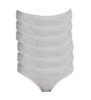 Tutku Kadın Elastan Düz Bikini Külot 6'lı Avantaj Paketi - TKD0715