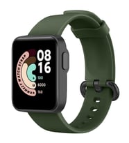 Xiaomi Mi Watch Lite Kordon Tam Uyumlu Eternity Silikon Kordon (Haki)