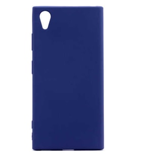 Sony Xperia XA1 Plus Kılıf Soft Mat Premier Case (Lacivert)