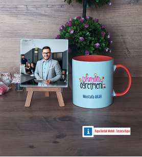 İspanyolca Öğretmeni Fotoğraflı Dekoratif Taş, Kupa Bardak Beyaz Hediye (Model 13)