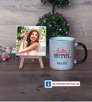 İtalyanca Öğretmeni Fotoğraflı Dekoratif Taş, Kupa Bardak Beyaz Hediye (Model 9)