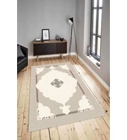Dijital Baskılı Yıkanabilir Kaymaz Modern Renkli Salon Halısı Mutfak Halısı Yolluk ND-HY-976 (Kahverengi)