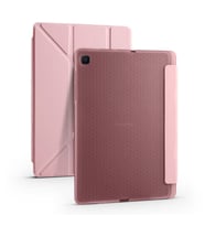 Galaxy Tab S6 Lite P610 Kılıf Kalem Bölmeli Standlı Smart Cover (Rose)